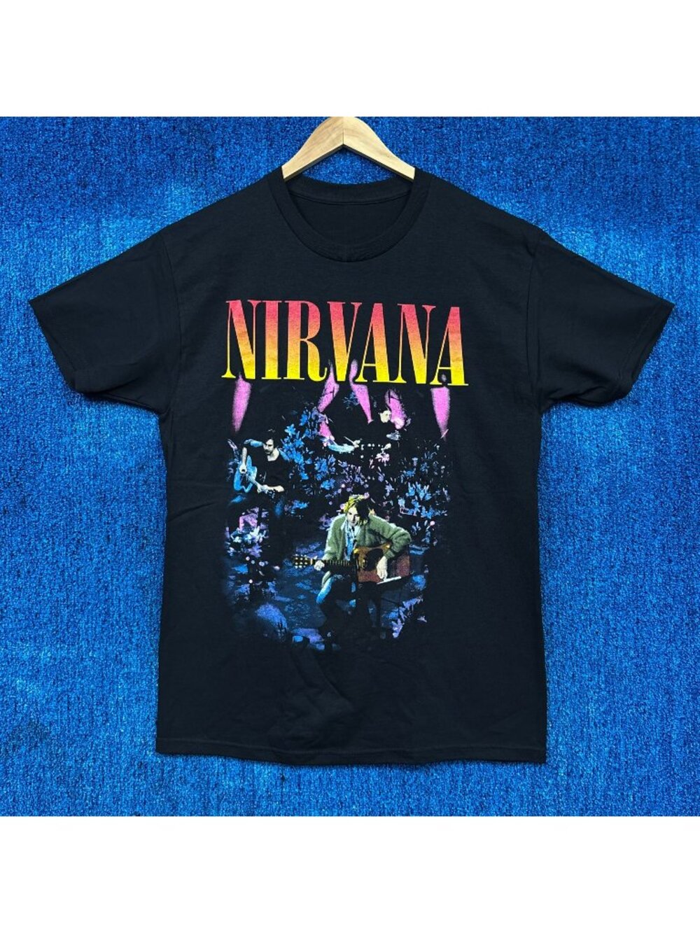 Nirvana MTV Unplugged in New York Grunge Band T-shirt Size Large